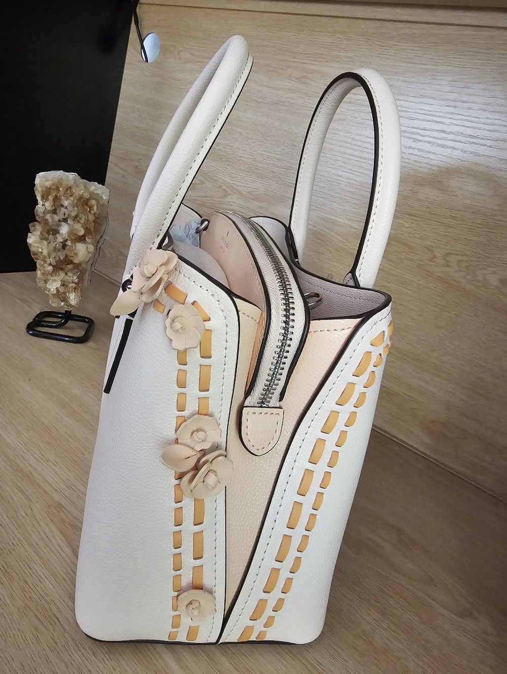 kate spade Thompson Street Floral Small Satchel Bag. - Picture 5 of 13